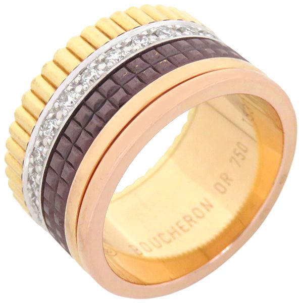 BOUCHERON - ブシュロン キャトル クラシック リング ラージ #55