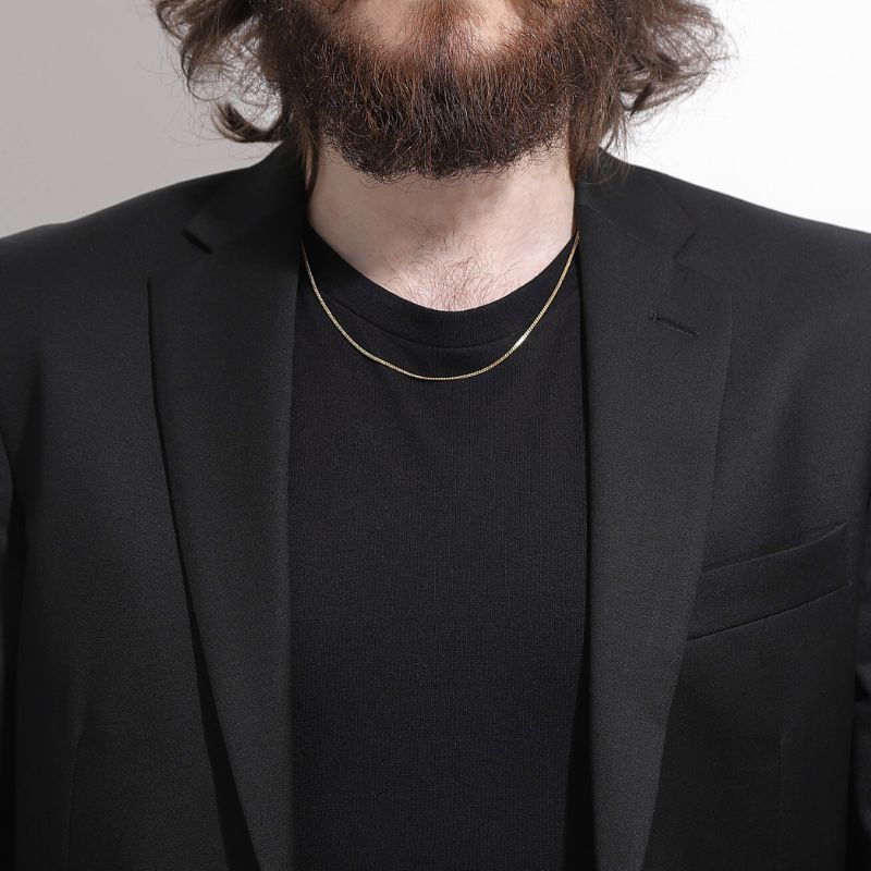 K18 18金喜平ネックレス 2面カットシングル 50cm 5g 造幣局品位認定刻印 ホールマーク