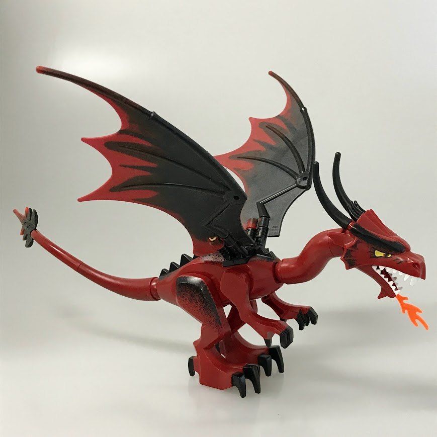LEGO レゴ キャッスル レッド ドラゴン CT-538 お城シリーズ 竜 龍 羽 炎 7093 465