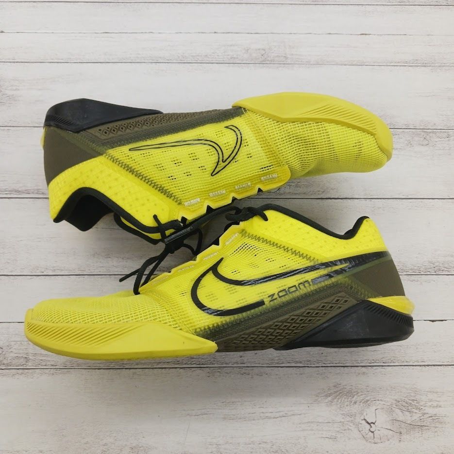 美品 ナイキ ズーム メトコン ターボ 2 NIKE ZOOM METCON TURBO 2 ハイボルテージ ミディアムオリーブ ルミナスグリーン  DH3392-301