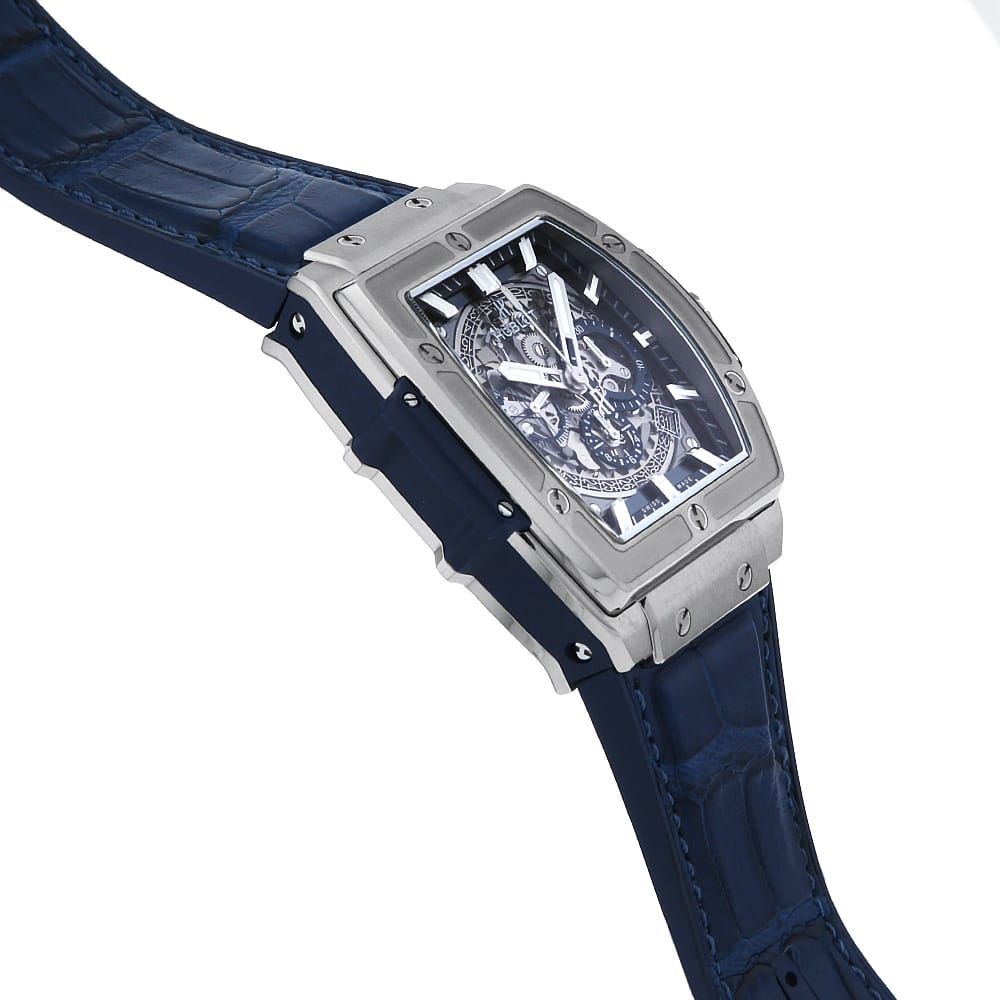 ウブロ スピリット オブ ビッグバン チタニウム ブルー 601.NX.7170.LR
