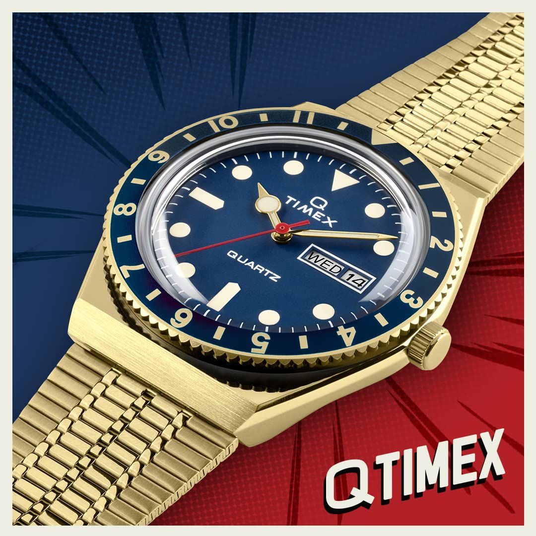 [TIMEX(タイメックス)] TIMEX(タイメックス) 腕時計 【TIMEX Q】 ゴールド