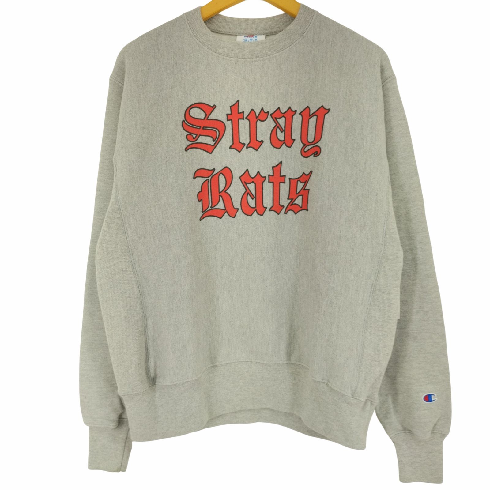 ストレイラッツ stray rats ブランドカレッジプリントスウェット 