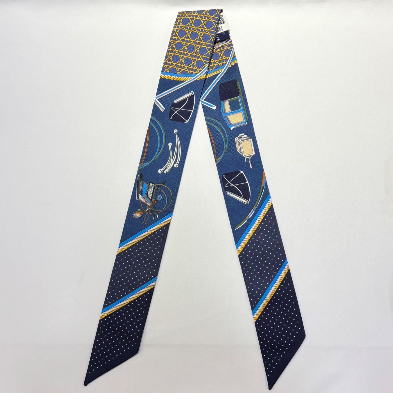激安直営店 未使用品◎HERMESエルメス 2本セット/ツイリー/折畳式幌の馬車 小物