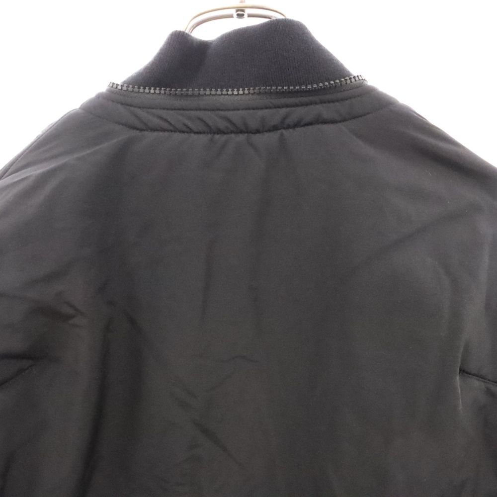 meanswhile (ミーンズワイル) LOOP ZIP MA-1 ループジップ MA-1 ブルゾン ブラック MW-JKT22206 - メルカリ