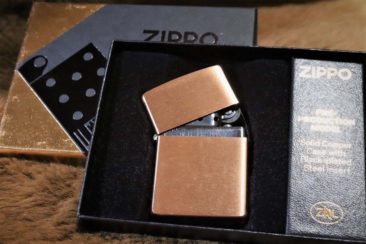 限定ZIPPO 純銅 ソリッドカッパー 黒タンク Solid Copper 銅