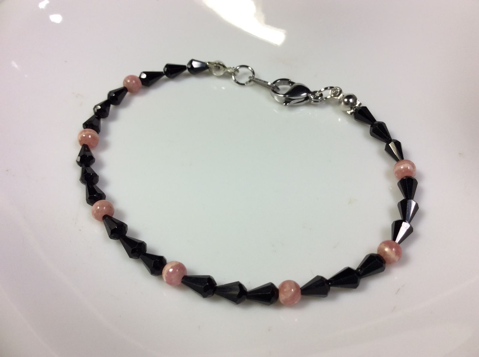 恋愛運インカローズ才能の開花成功運仕事運ブラックスピネルのブレスレット16新品