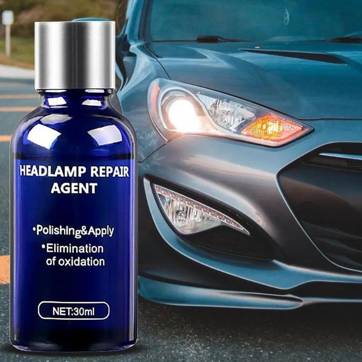 ヘッドライト黄ばみ 曇りを修復 トップコート修復液30ml 長時間保護効果 DIYで簡単 FFCRYSTALESIA_COM