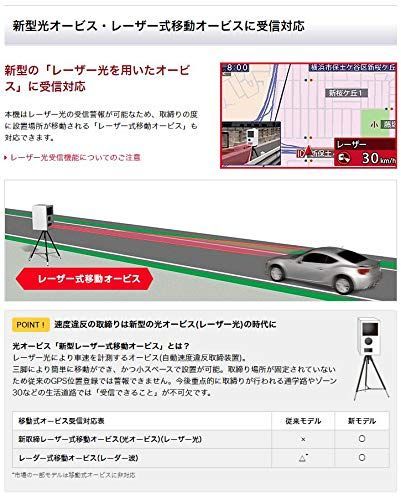 YupiteruユピテルLS310または同等品GS203新型光オービスレーザー式移動