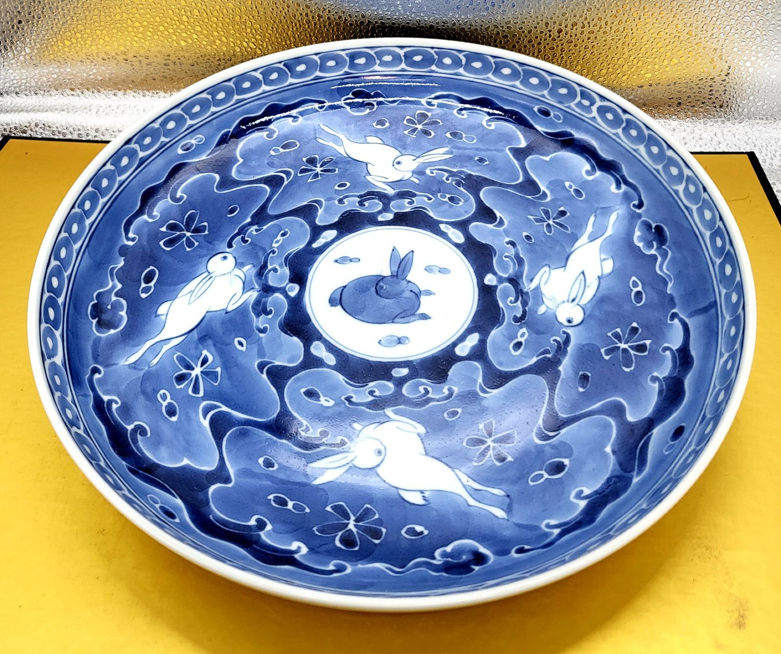 有田焼 李荘窯 染付波兎9寸皿 - メルカリ