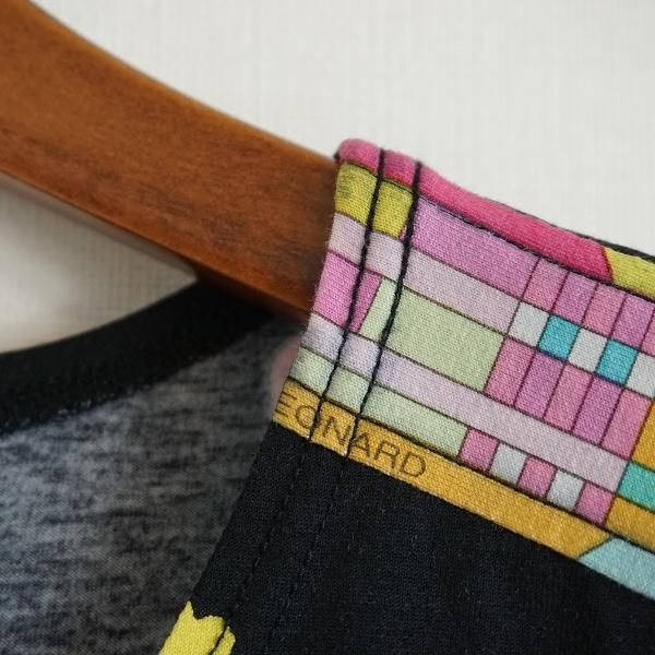 LEONARD SPORTフラワープリント 半袖チュニック Tシャツ 44