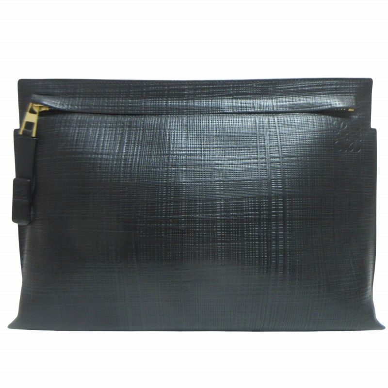 ロエベ LOEWE レザー Tポーチ セカンドバッグ クラッチバッグ