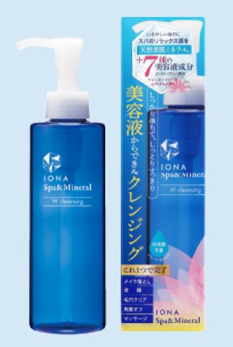 ゼリア新薬 イオナ スパ＆ミネラル Wクレンジング〈メイク落とし・洗顔