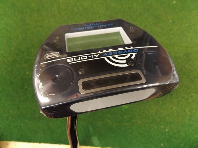 オデッセイAI-ONE ジェイルバードミニ　パター　クラブ 33インチ カバー付 オデッセイ Ai-ONE ジェイルバードミニ パター クランクネック