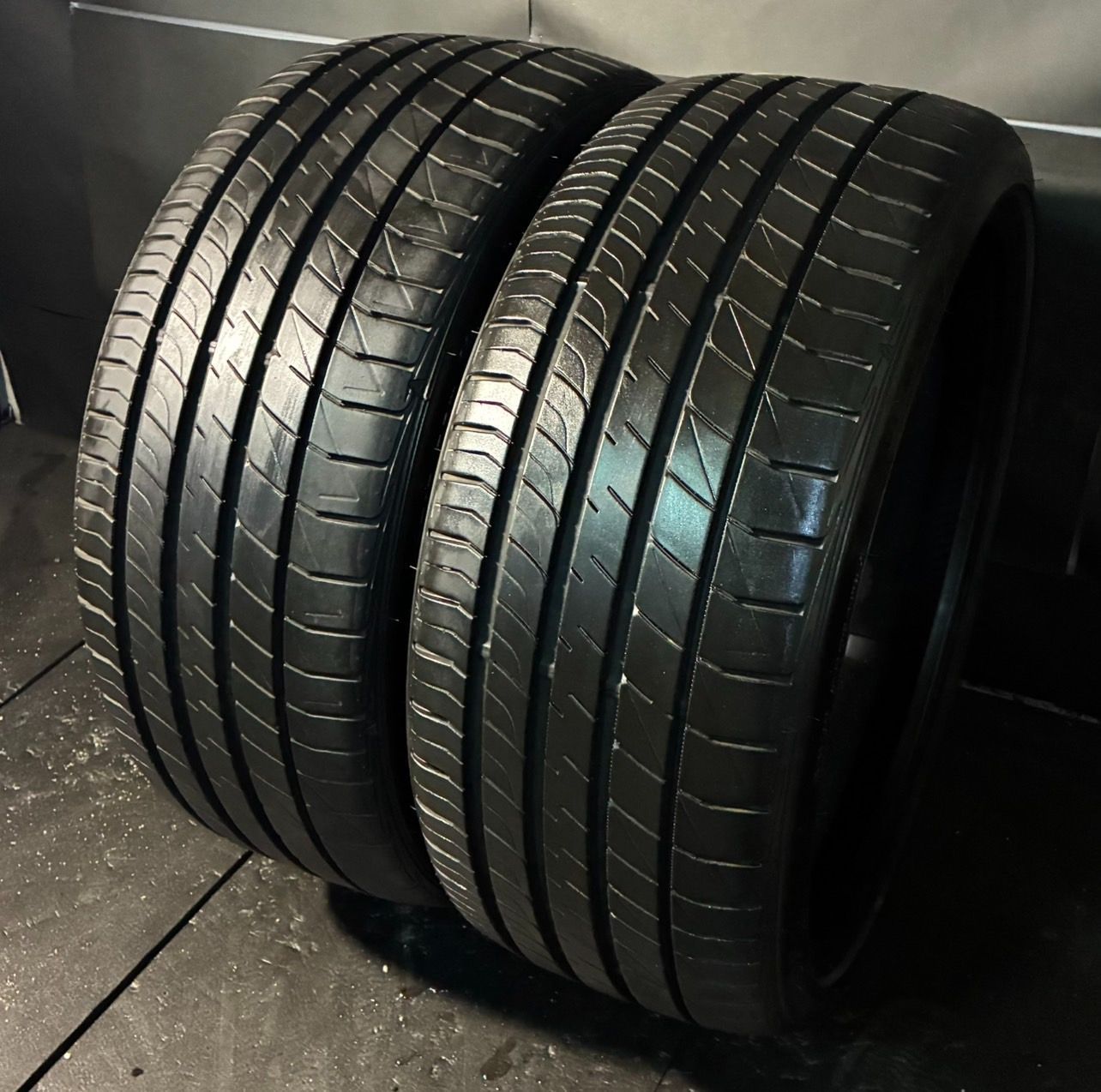 製 約9.1分山 ダンロップ DUNLOP ルマン LE MANS V SILENT CORE 225 35R19 2本 h_304