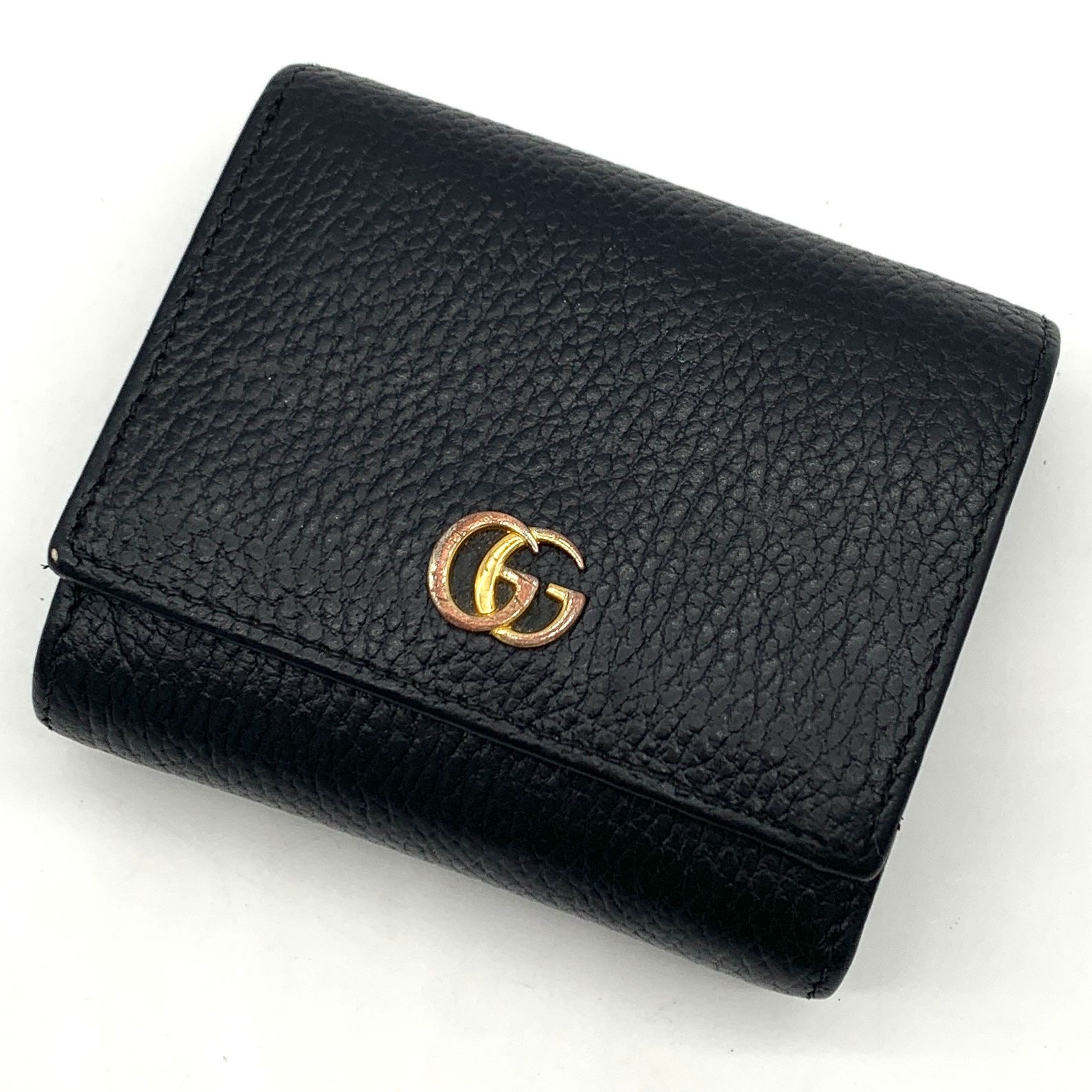 ▽GUCCI/グッチ GGマーモント ミディアムウォレット 598587 二つ折り