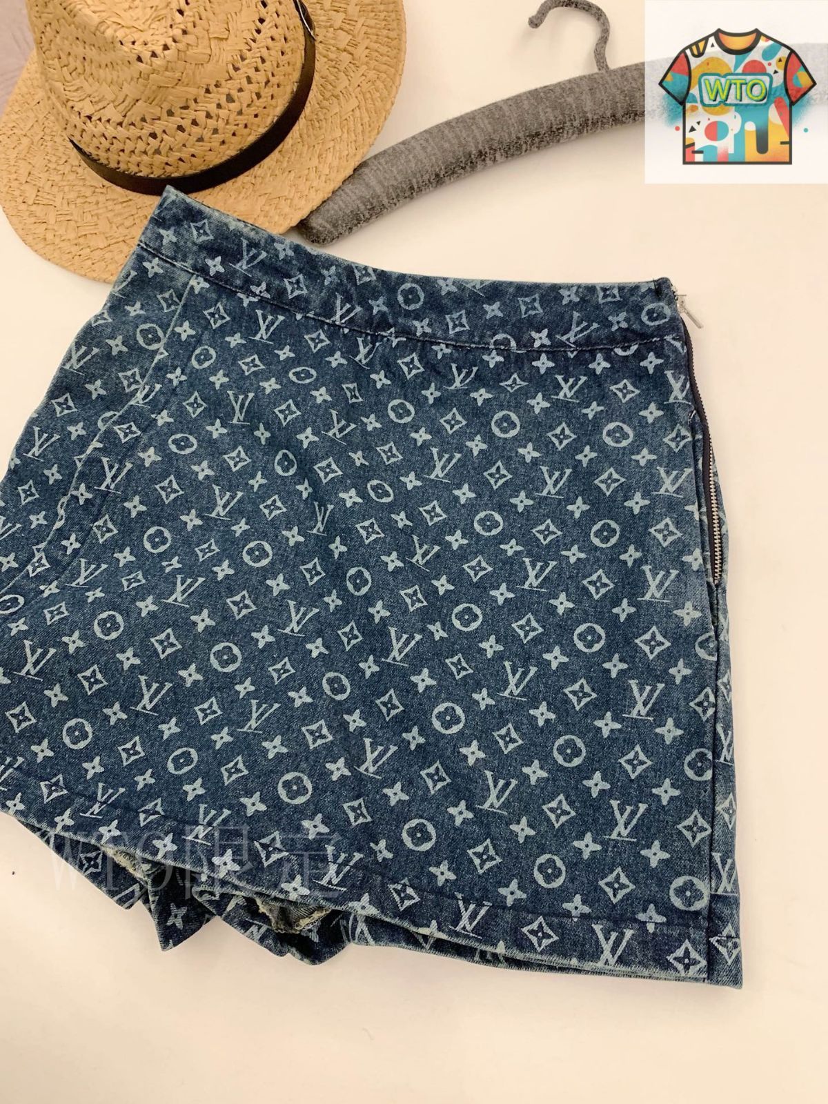 Louis Vuitton デニム パンツ スカート キッズ Louis Vuitton デニム パンツ スカート キッズ ワイドレッグ