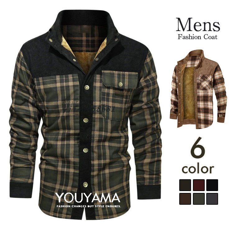 コーチジャケット ジャケット メンズ 裏ボア コート 裏起毛 ジャンパー ライトアウター 冬ジャケット 送料無料 アウター 保温 ブルゾン vii4w558681