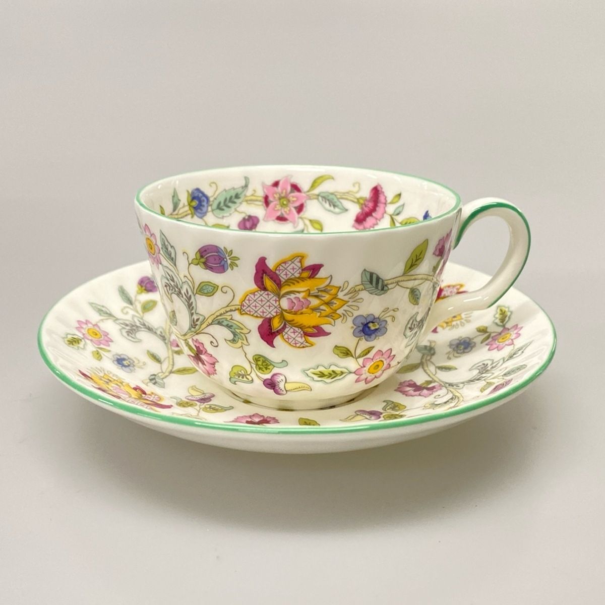 美品 英国ミントンminton アードモア ティーカップ＆ソーサー６客 ティーセット F1 | antique FEELPORT  アンティーク食器の専門店