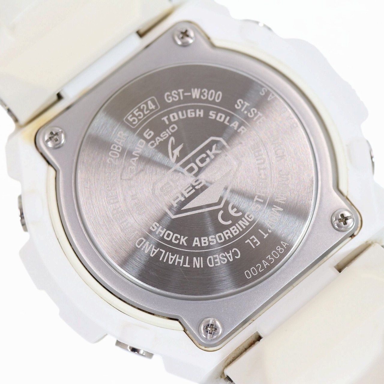 G-SHOCK GST-W300-7AJF MULTI BAND ホワイト腕時計 GST-W300-7AJF | CASIO