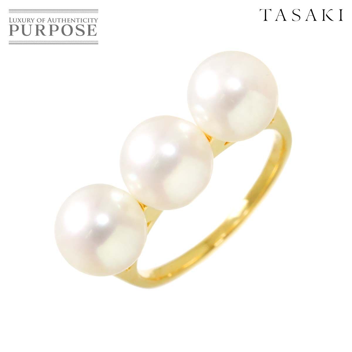 タサキ TASAKI バランス エラ 17号 リング アコヤ真珠 8.1-8.0mm
