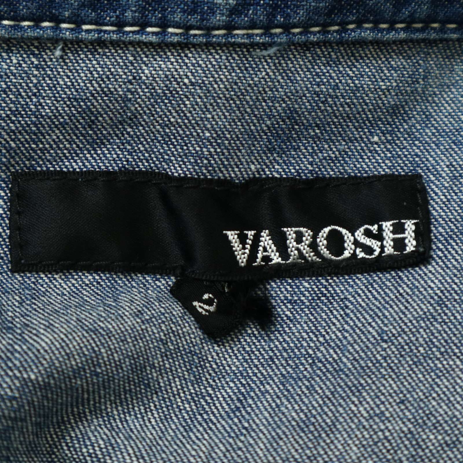 ヴァロッシュ デニム VAROSH ヴァロッシュ 通年 USED加工☆ 長袖 デニム ウエスタン