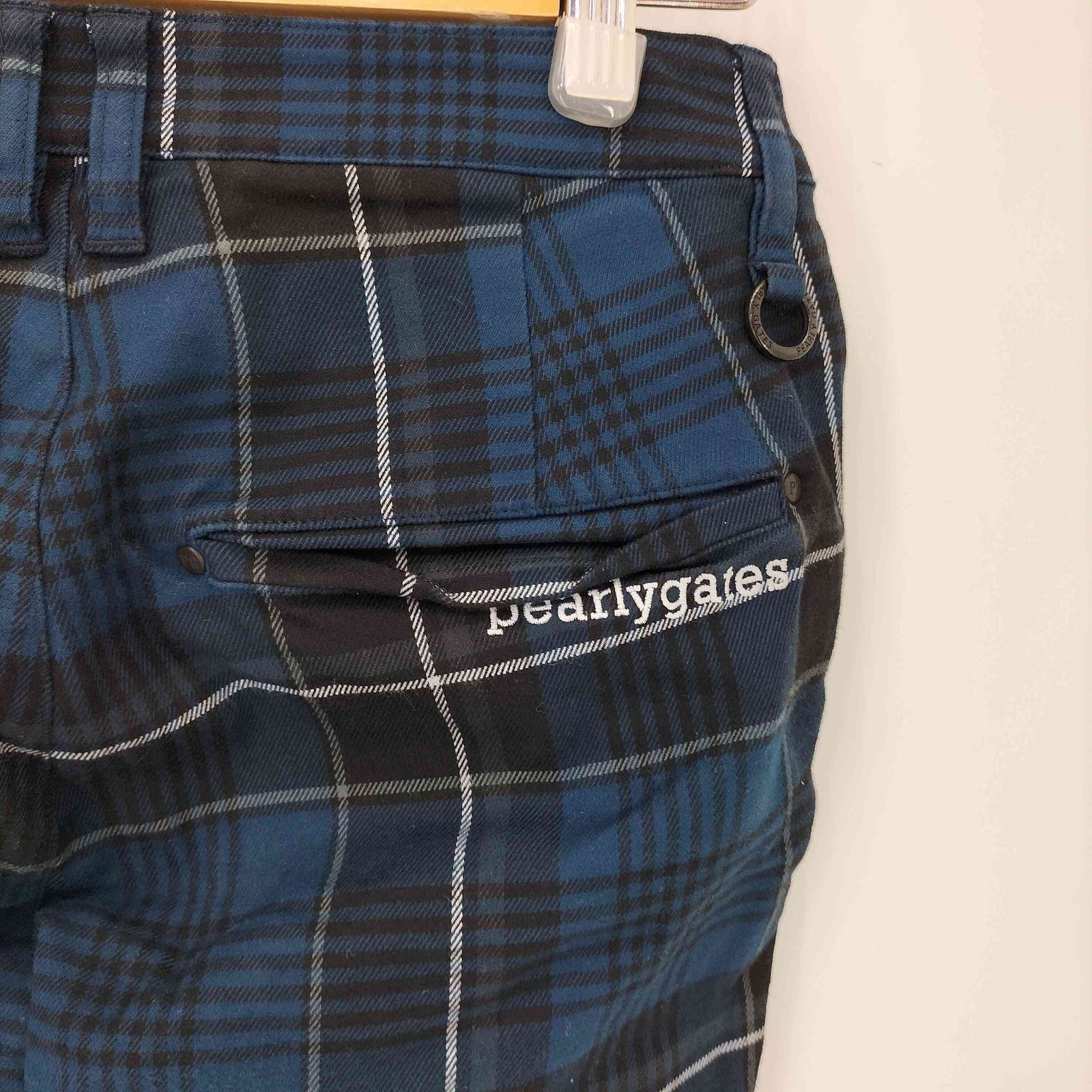 パーリーゲイツ PEARLY GATES チェック ストレッチパンツ
