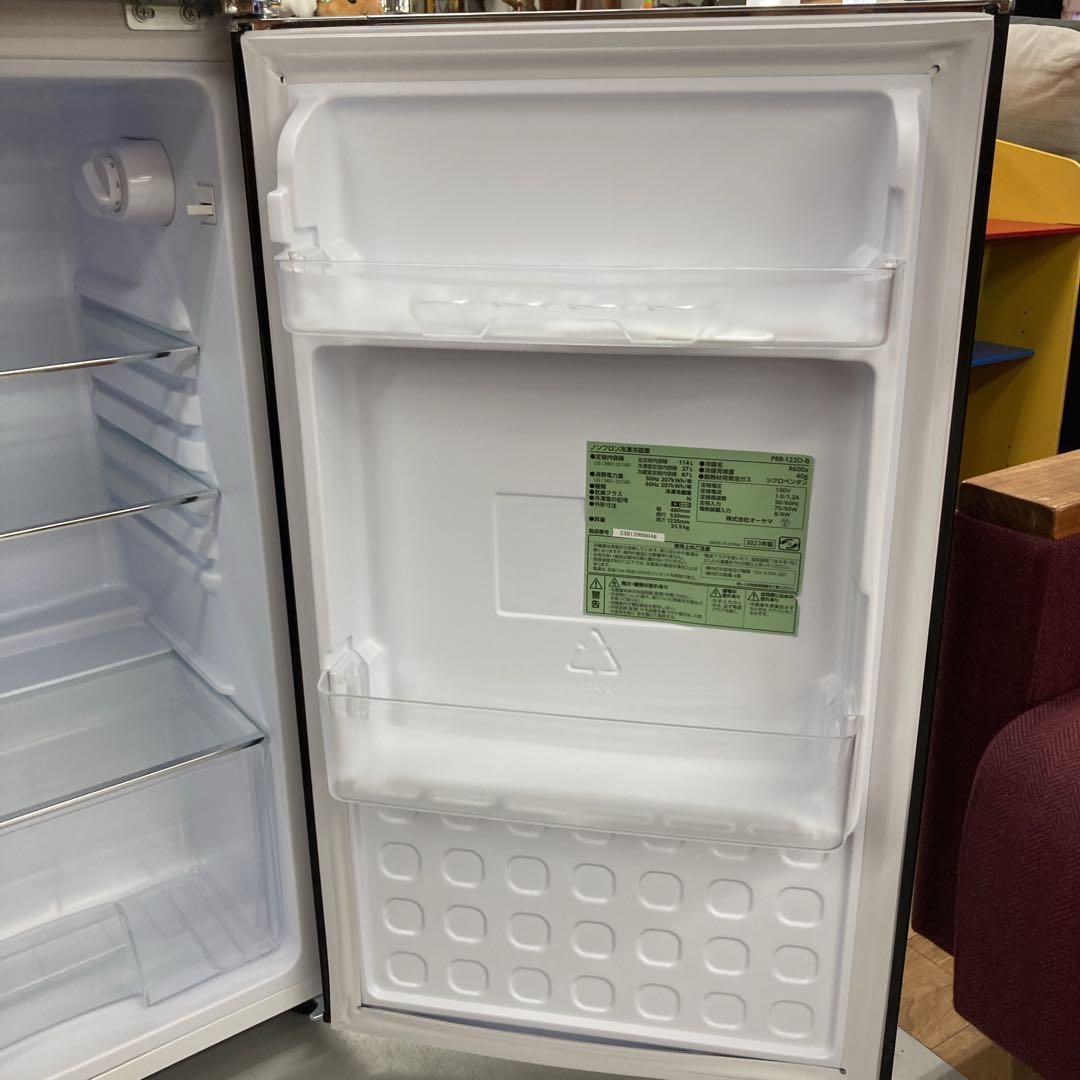 S129 ⭐ 高年式 アイリスオーヤマ 2ドア冷蔵庫（114L 右開き）23  