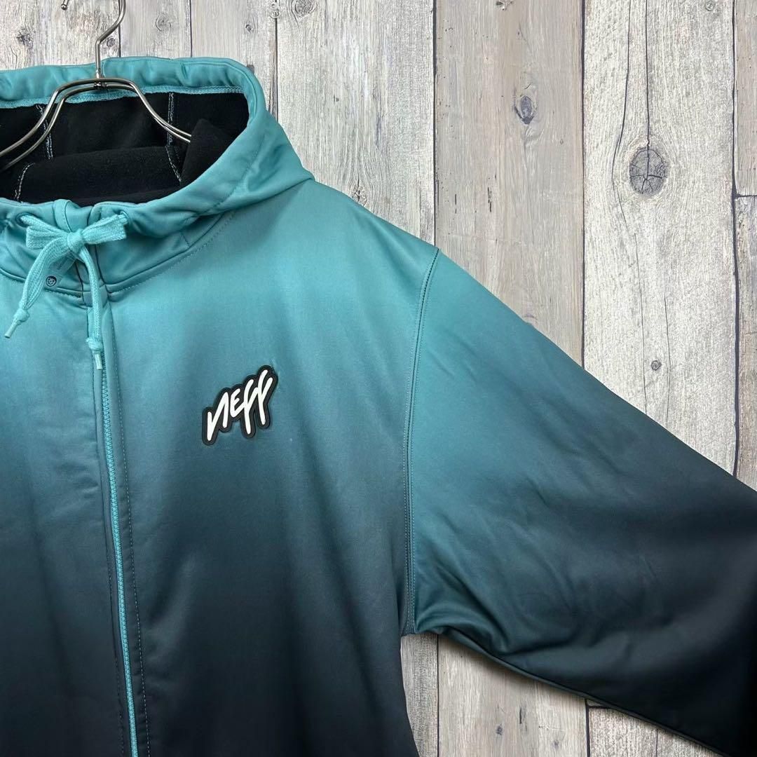 neff ネフ スノボ スキー ウェア 裏地フリース ジップ パーカー XXL