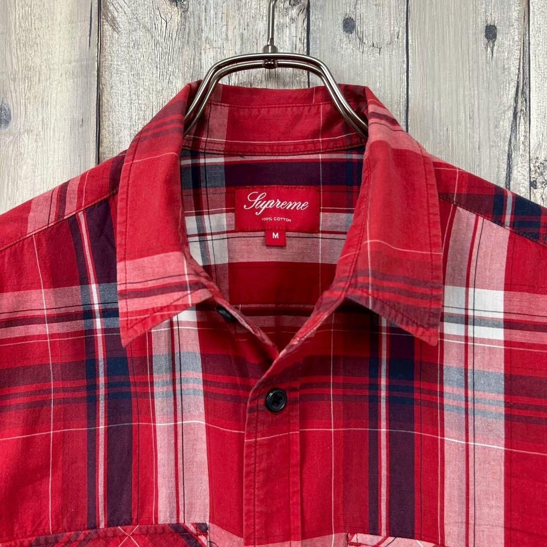 SUPREME シュプリーム 長袖 チェック シャツ M