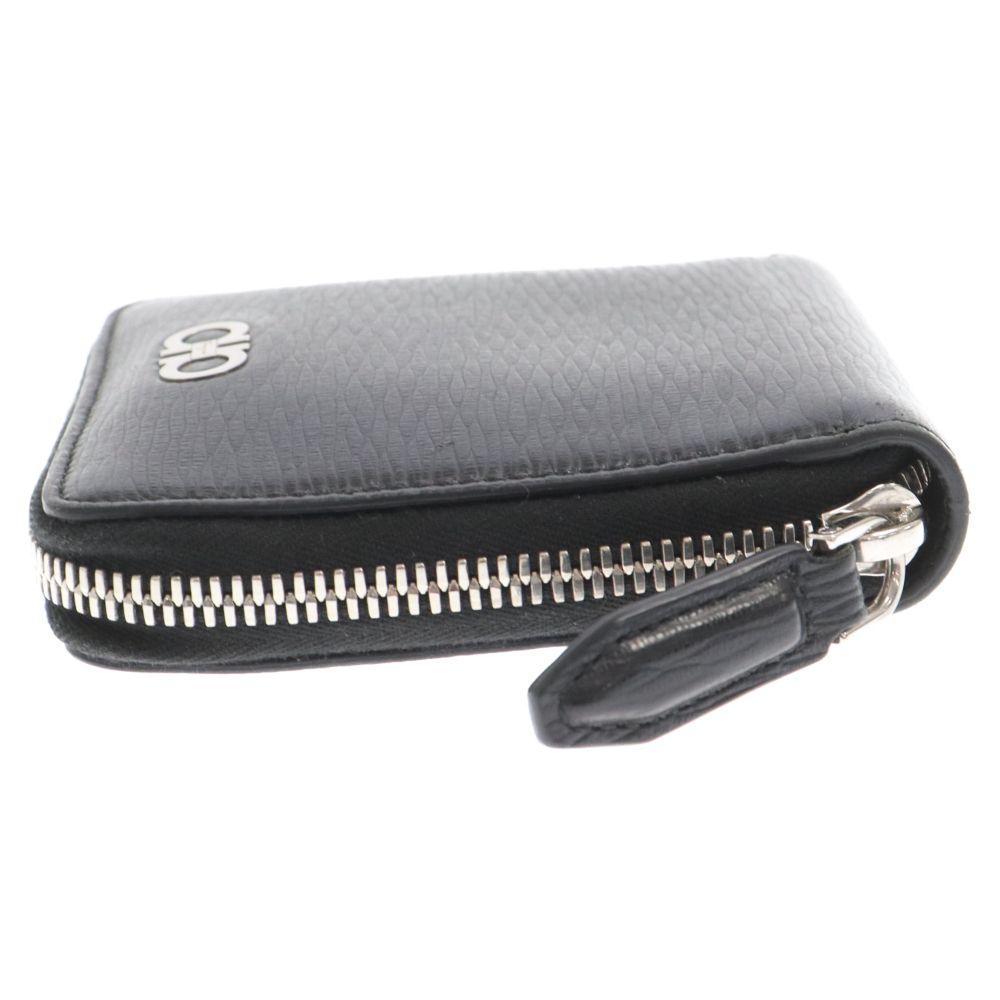 フェラガモ ガンチーニ レザー ラウンドジップウォレット FERRAGAMO 全品500円OFFクーポン☆31日まで☆ フェラガモ 22