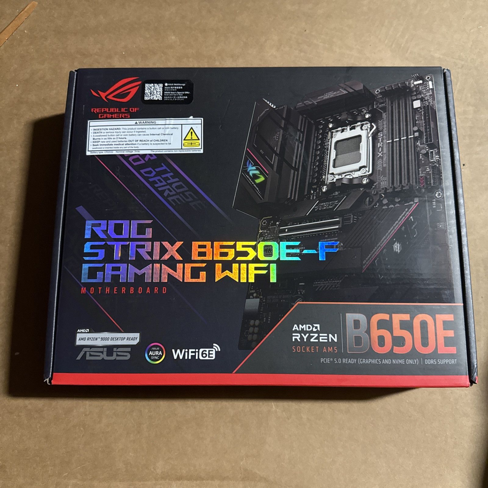 ROG STRIX B650E-F GAMING WIFI 【PCIe 5.0対応】 ASUS ROG STRIX