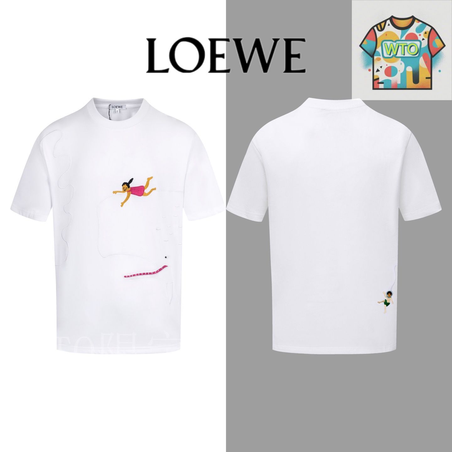 今日特価】LOEWE ダイバー刺繍 Tee-3 - メルカリ