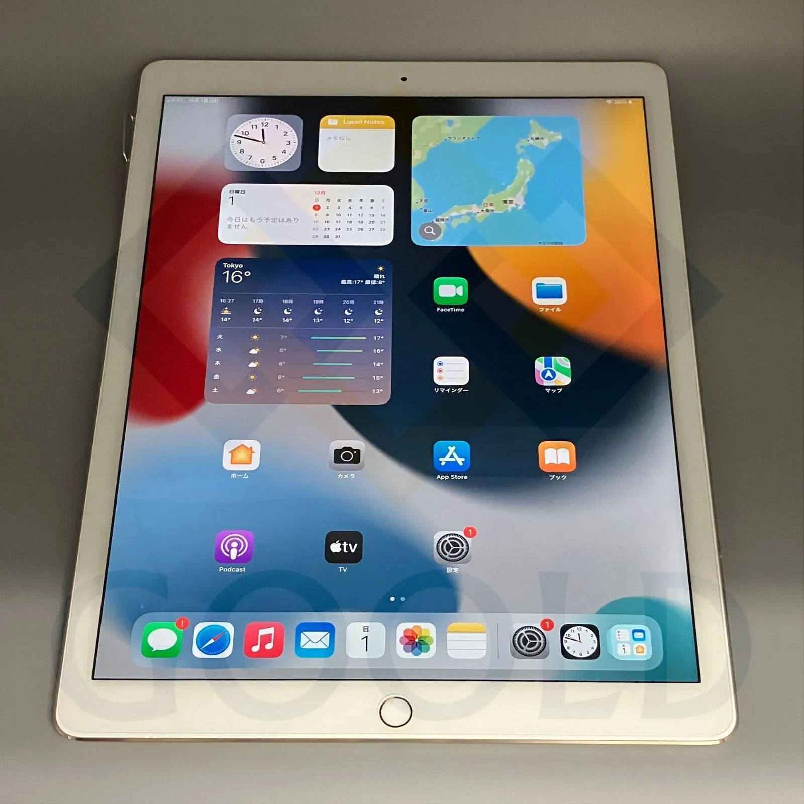 Apple iPad Pro(第1世代)12.9インチ ストレージ：128GB キャリア 