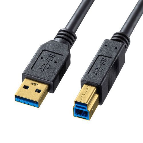 【5個セット】 サンワサプライ USB3.0ケーブル 1m KU30-10BKKX5