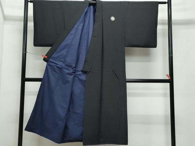 平和屋着物○男性 久留米絣 アンサンブル 井桁絣 綿 AABA4576np