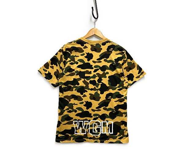 bape Tシャツ イエローカモ シャーク - Tシャツ/カットソー(半袖/袖なし)