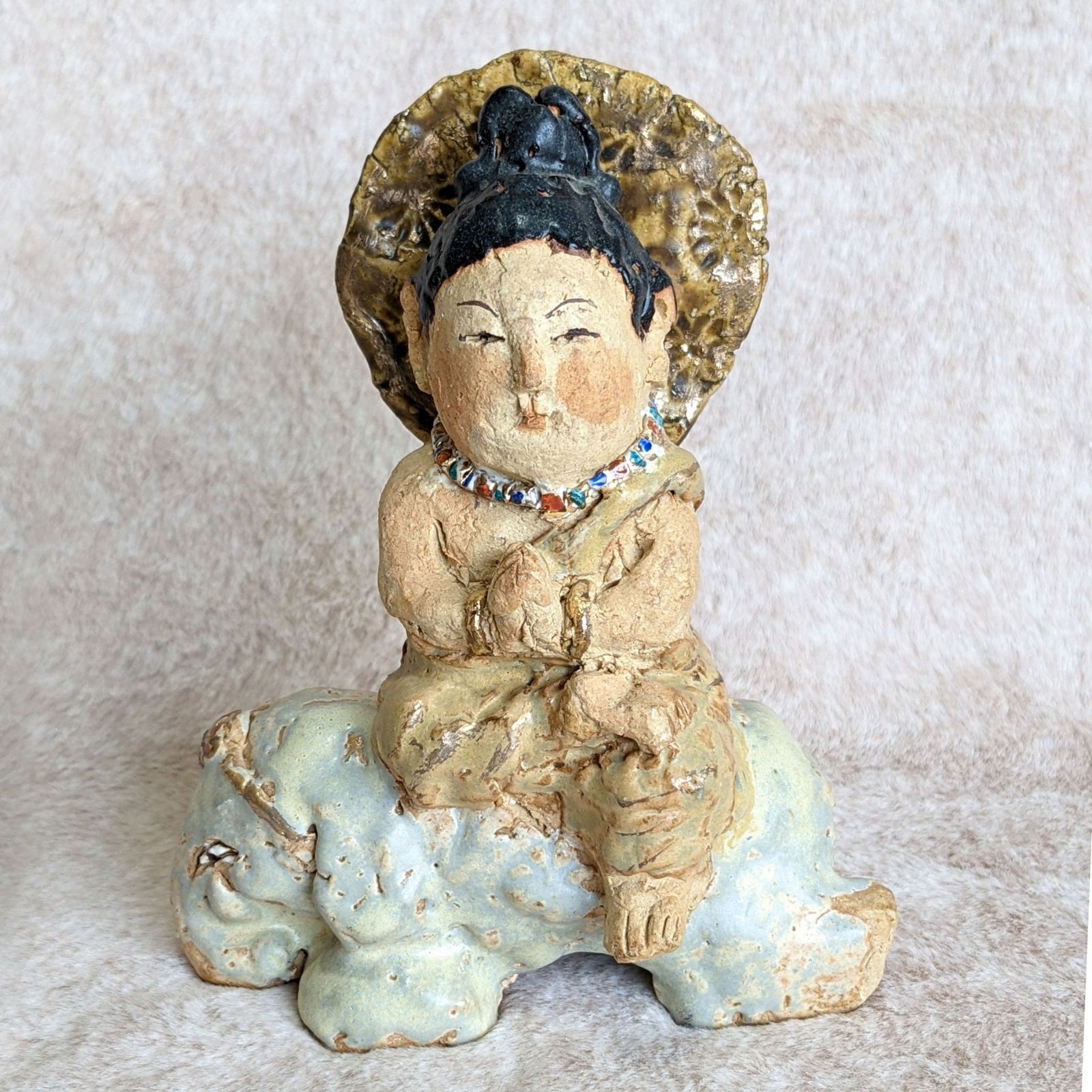 ささきようこさん作 陶人形 普賢菩薩 - メルカリ