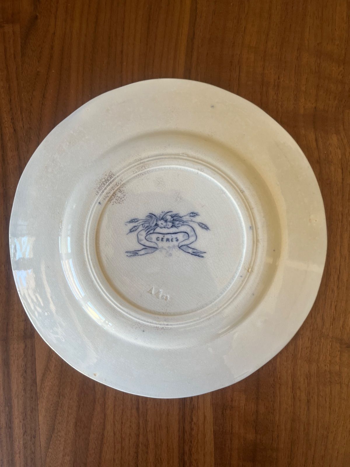 フランスアンティーク Ceres デザートプレート サルグミンヌ