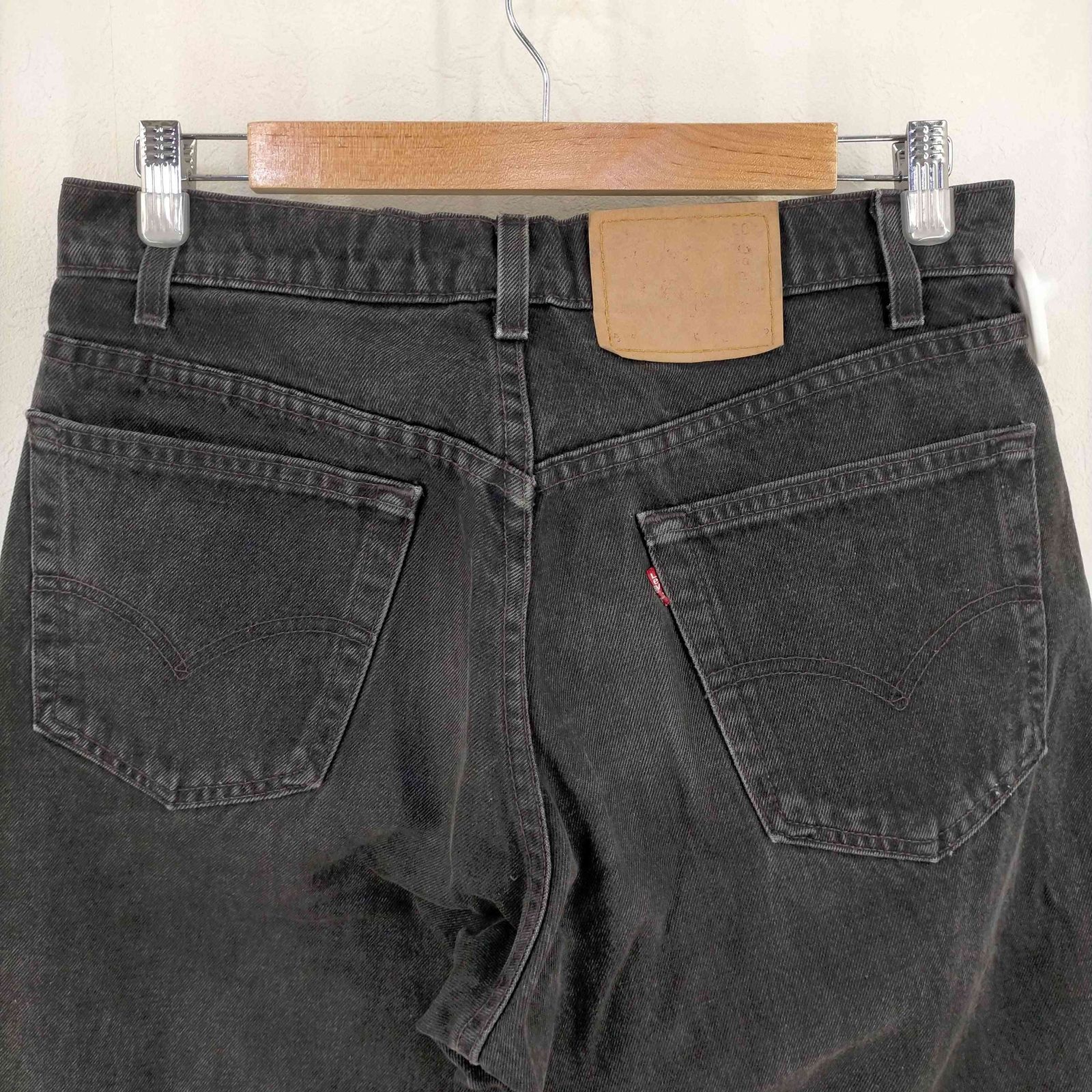 リーバイス Levis ボタン裏525刻印 後染め ブラックデニム カットオフ