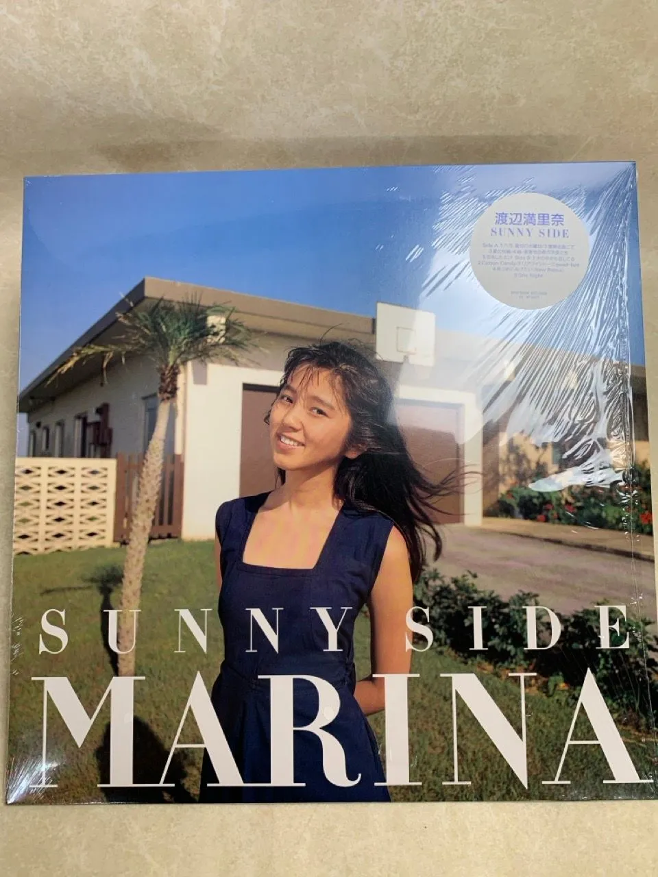 SUNNY SIDE 渡辺麻里奈 レコード LP 28・3H-5037 ○(P-83) 渡辺満里奈 渡辺