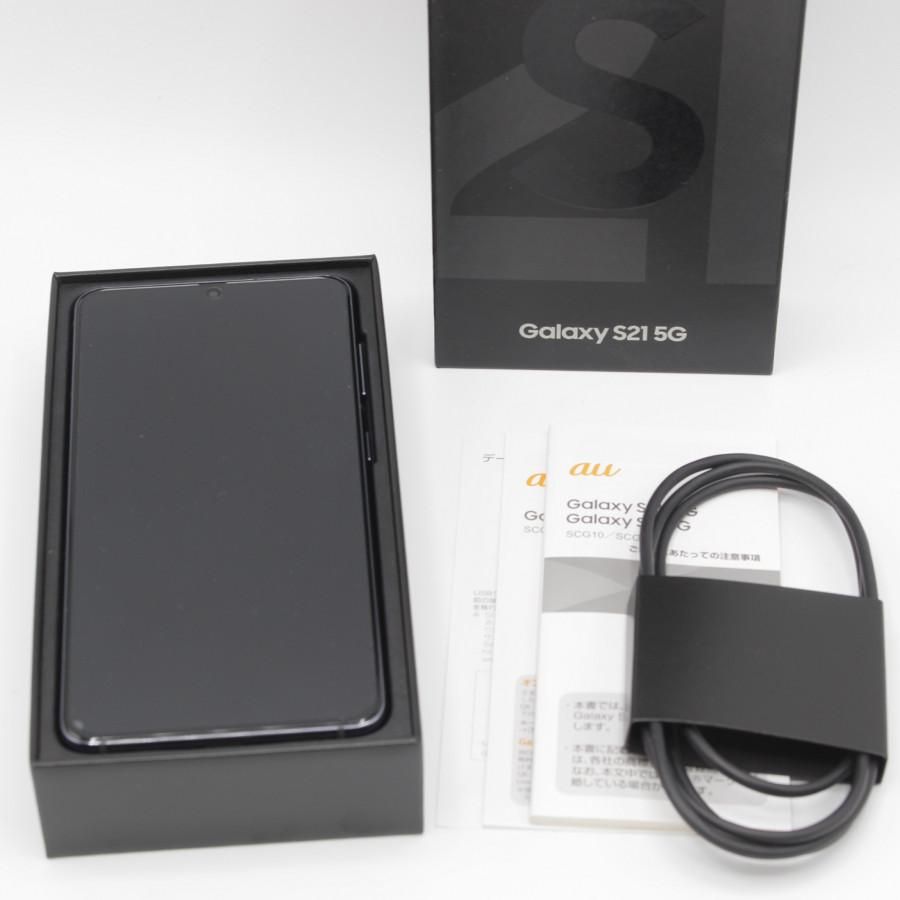 美品 SAMSUNG Galaxy S21 5G SCG09 ファントム グレー