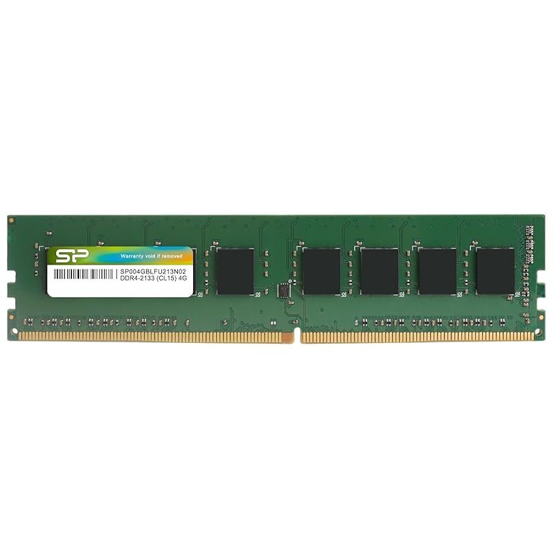 シリコンパワー デスクトップPC用メモリ DDR4-2133 PC4-17000 4GB×1枚 288Pin 1.2V CL15 SP004GBLFU213N02