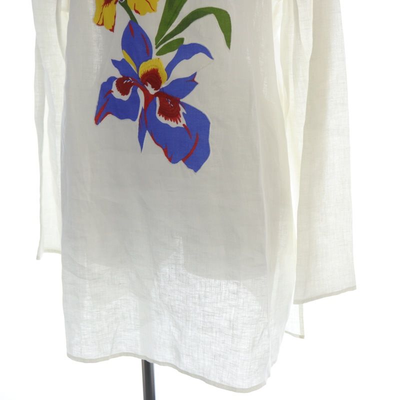 Tory Burch 花柄長袖チュニック TORYBURCH トリーバーチ チュニック ブラウス ピンク系 花柄