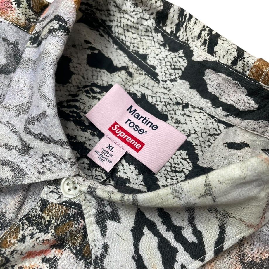 SUPREME 】× MARTINE ROSE PATCHWORK SHIRT FW24 シュプリーム