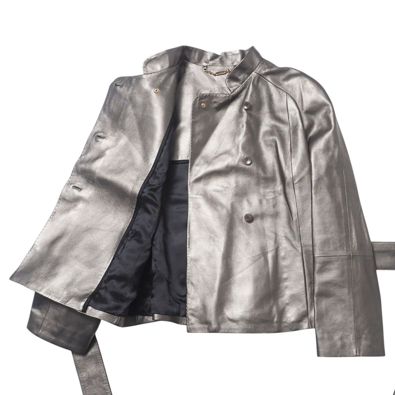 LOEWE ロエベ ジャケット サイズ40 レザージャケット スタンド