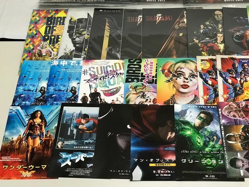 DCコミックス 映画 DCヒーロー ヴィラン パンフレット チラシ ファイル