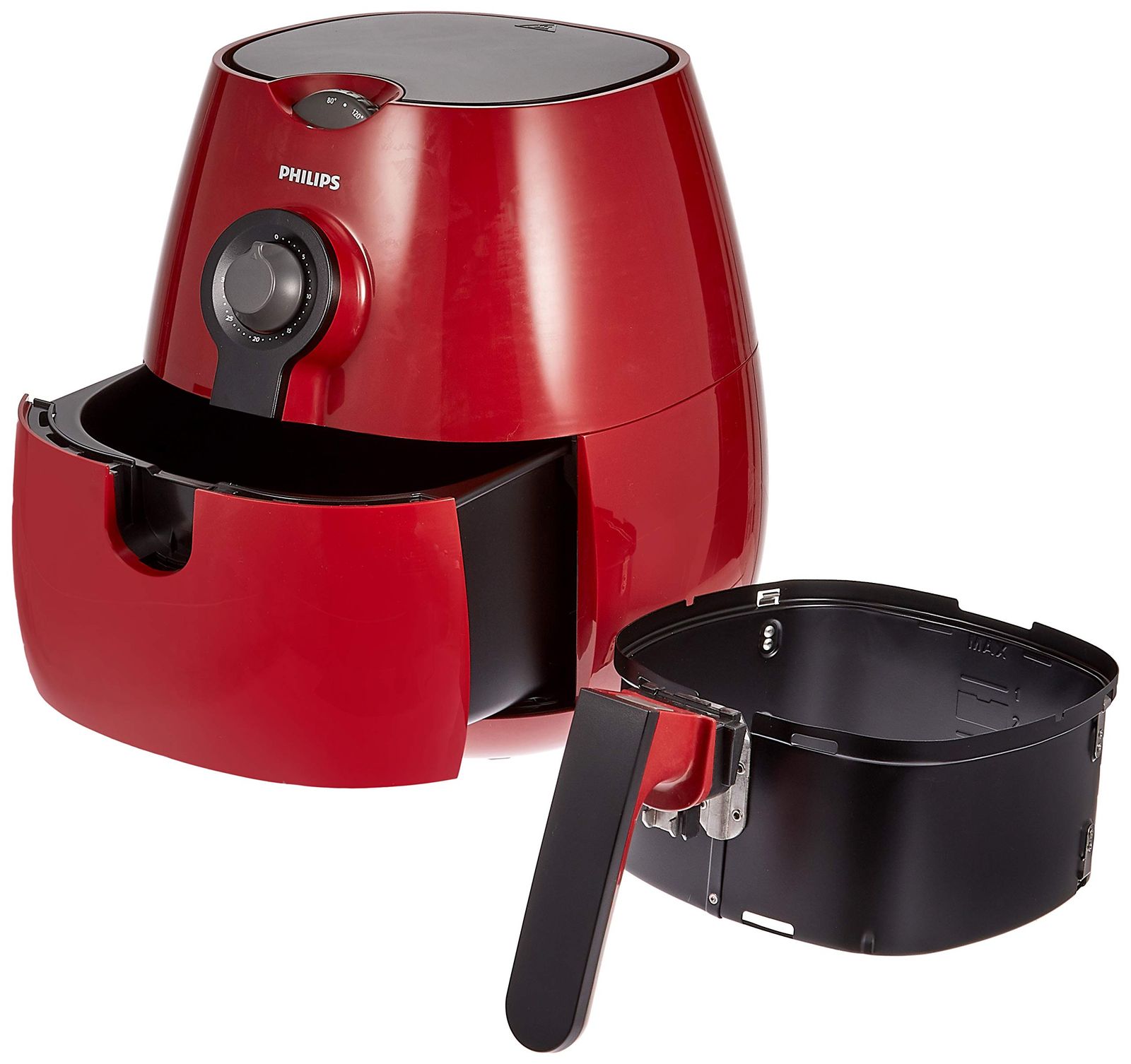 フィリップス ノンフライヤー 電気フライヤー 揚げ物 グリル ロースト ベイク対応 高速空気循環技術 2.2L 800g HD9216 66 レッド