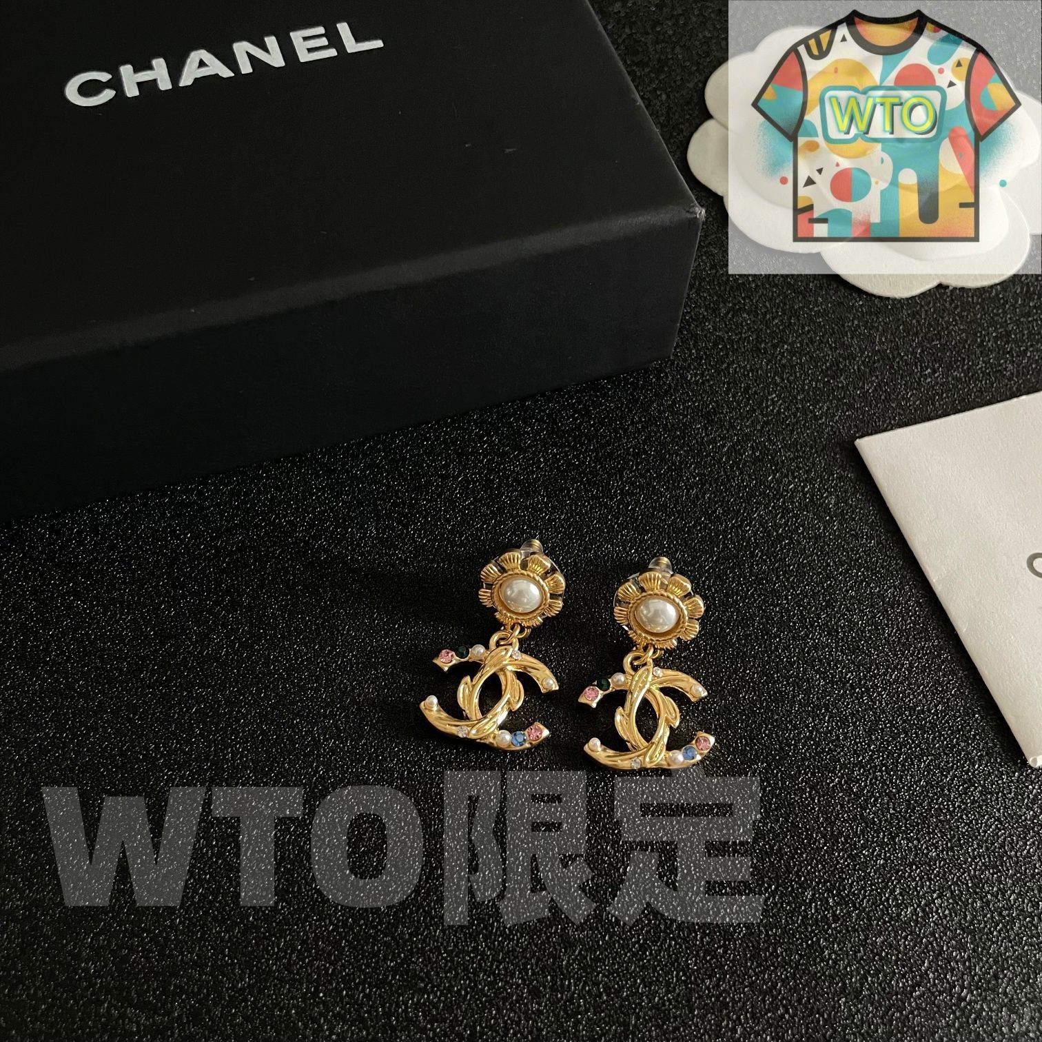 今日WTO】Chanel 中古アルファベットピアス！送料無料 限定優惠