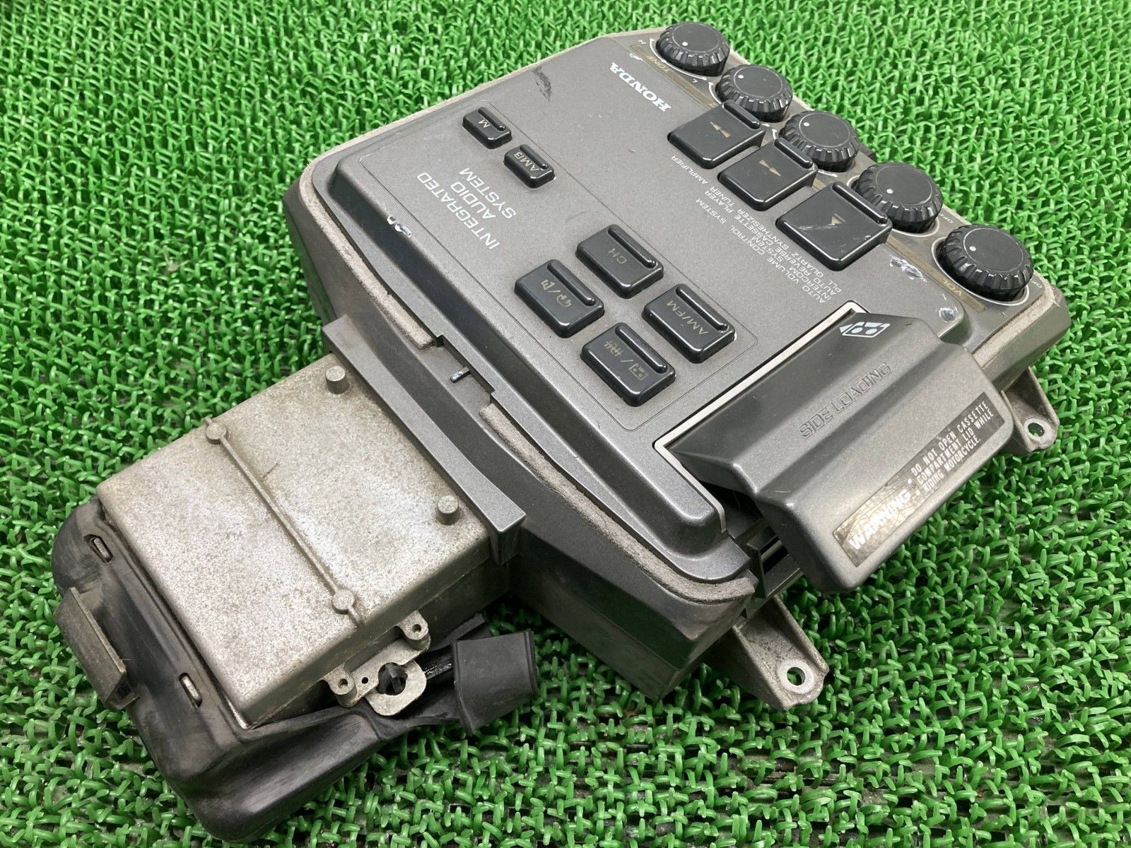 GL1500 オーディオ ホンダ 純正 バイク 部品 SC22 G Wing ラジオ カセットデッキ ラジカセ 機能的問題なし 車検 Genuine fB